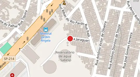 Mapa da localização