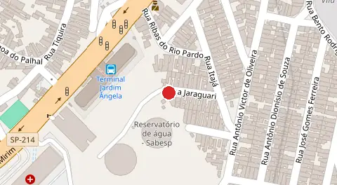 Mapa da localização