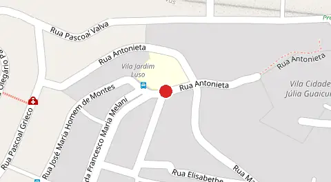 Mapa da localização