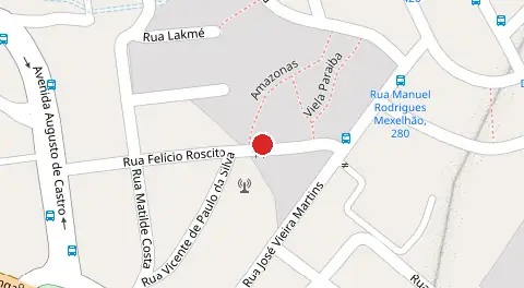 Mapa da localização