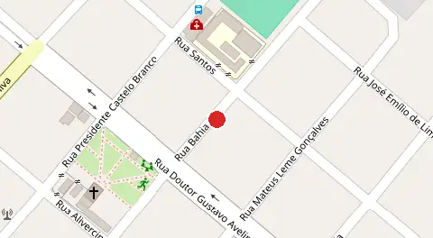 Mapa da localização