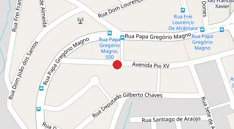 Mapa da localização