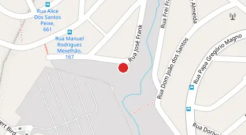 Mapa da localização