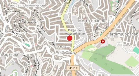 Mapa de Jardim Paranapanema