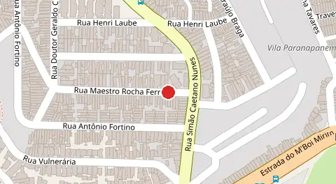 Mapa da localização