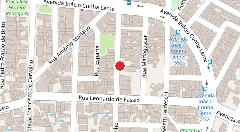 Mapa da localização