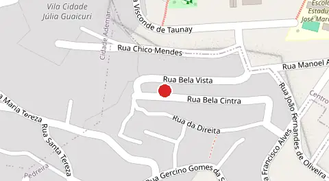 Mapa da localização