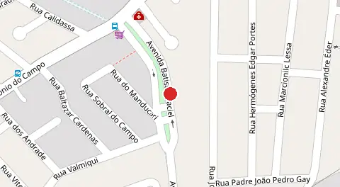 Mapa da localização