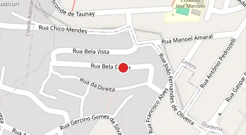 Mapa da localização
