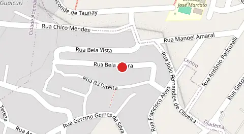 Mapa da localização