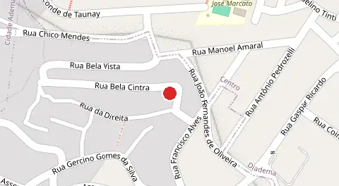 Mapa da localização