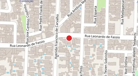 Mapa da localização