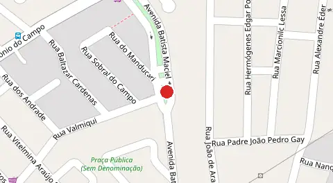 Mapa da localização