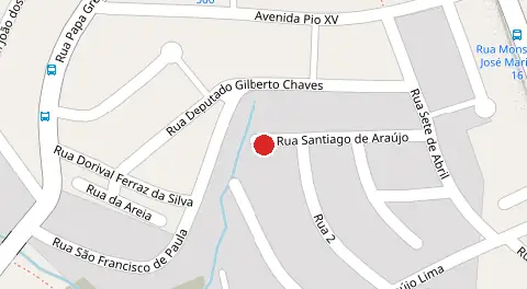Mapa da localização