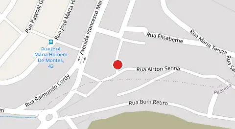 Mapa da localização
