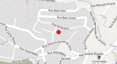 Mapa da localização