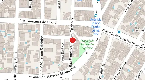 Mapa da localização