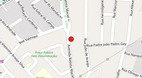 Mapa da localização