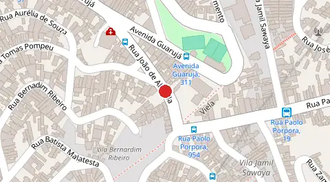 Mapa da localização