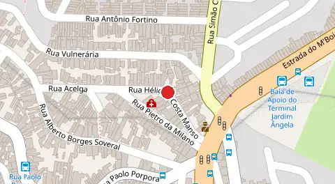 Mapa da localização