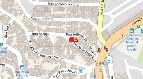 Mapa da localização