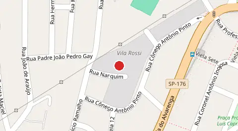 Mapa da localização