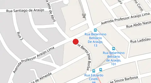Mapa da localização