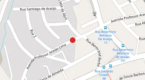 Mapa da localização