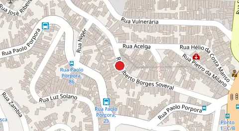 Mapa da localização