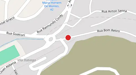 Mapa da localização