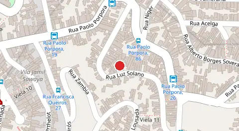 Mapa da localização