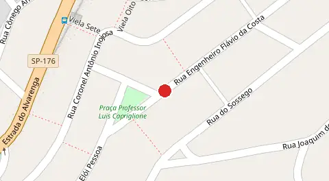 Mapa da localização
