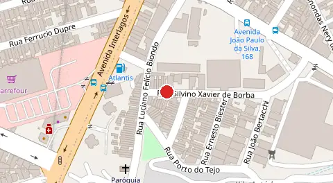 Mapa da localização