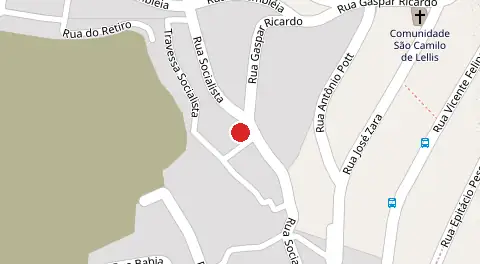Mapa da localização