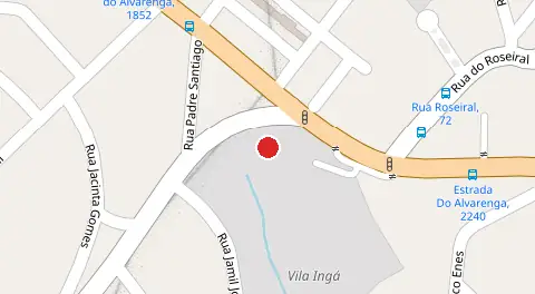 Mapa da localização