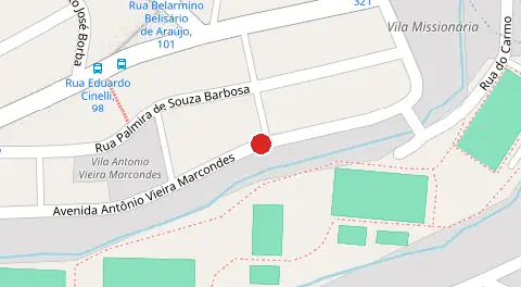 Mapa da localização