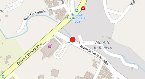 Mapa da localização