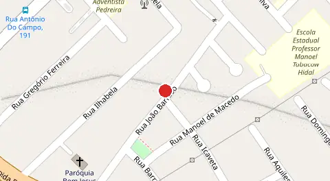 Mapa da localização