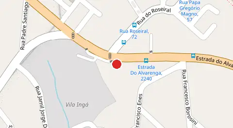 Mapa da localização