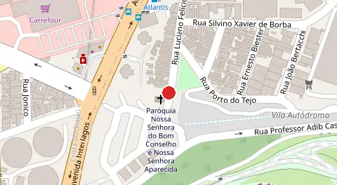 Mapa da localização