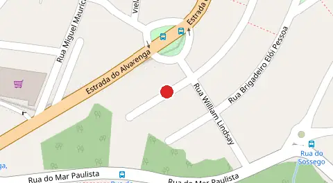 Mapa da localização