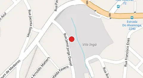 Mapa da localização
