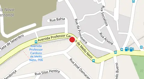 Mapa da localização
