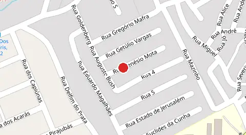 Mapa da localização