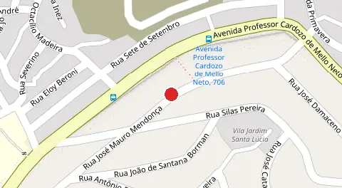 Mapa da localização