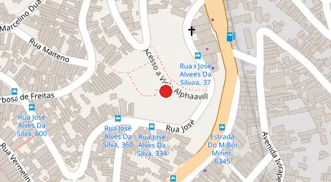 Mapa da localização