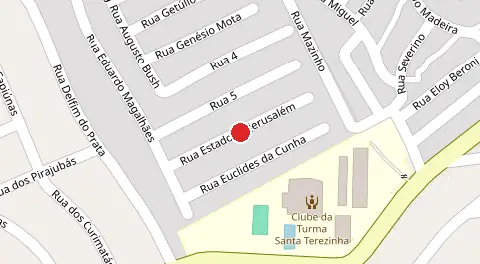 Mapa da localização