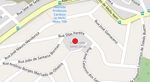 Mapa da localização