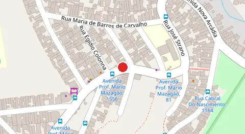 Mapa da localização