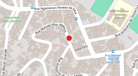 Mapa da localização